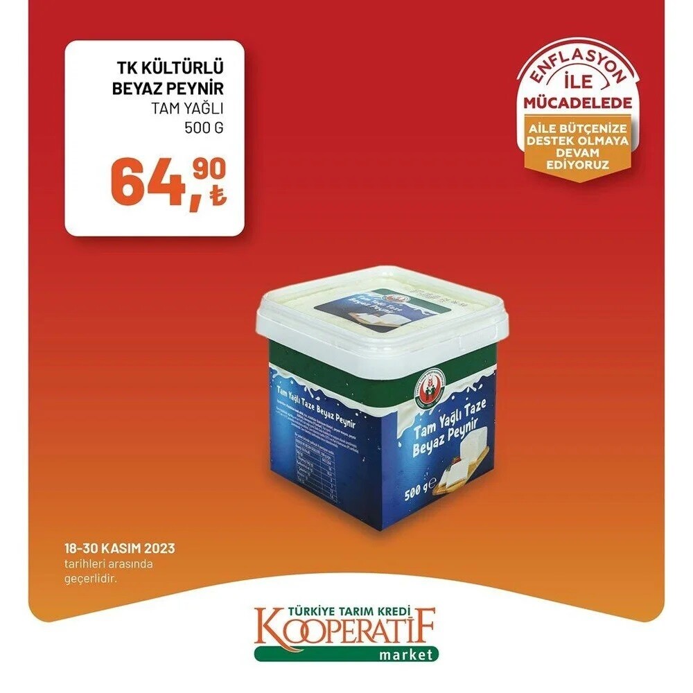 Tarım Kredi Kooperatif Market Kasım ayı özel indirim listesini açıkladı: İşte 19-30 Kasım arası kampanyalı ürünler Tarım Kredi Kooperatif Market Kasım ayı özel indirim listesini açıkladı: İşte 19-30 Kasım arası kampanyalı ürünler