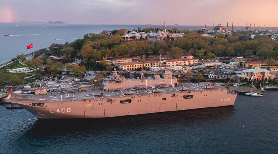 TCG Anadolu'nun TSK'ya teslim törenine damga vuran anlar: Sayenizde tarih yazıyoruz TCG Anadolu'nun TSK'ya teslim törenine damga vuran anlar: Sayenizde tarih yazıyoruz