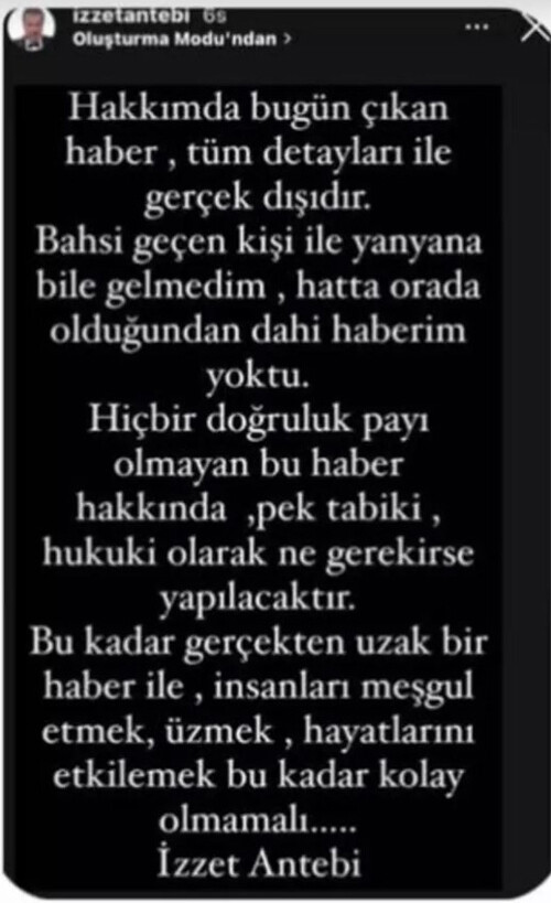 Şeyma Subaşı ile birlikte olduğu iddia edilen İzzet Antebi ateş püskürdü Şeyma Subaşı ile birlikte olduğu iddia edilen İzzet Antebi ateş püskürdü