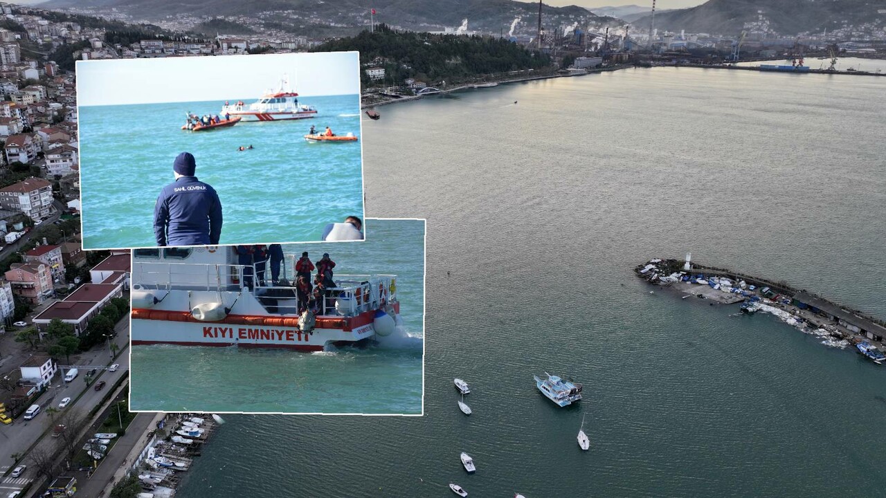 Zonguldak’ta kayıp mürettebatı arama çalışmaları 4’üncü gününde devam ediyor