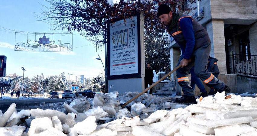 Uyarıların ardından Doğu Anadolu buz kesti: Termometreler eksi 16'yı gördü Uyarıların ardından Doğu Anadolu buz kesti: Termometreler eksi 16'yı gördü