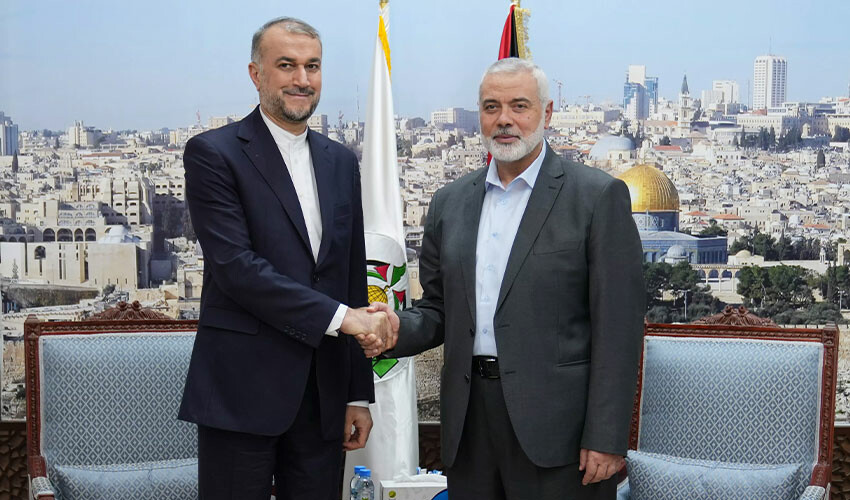 İranlı Bakan ile Hamas lideri Heniyye görüştü