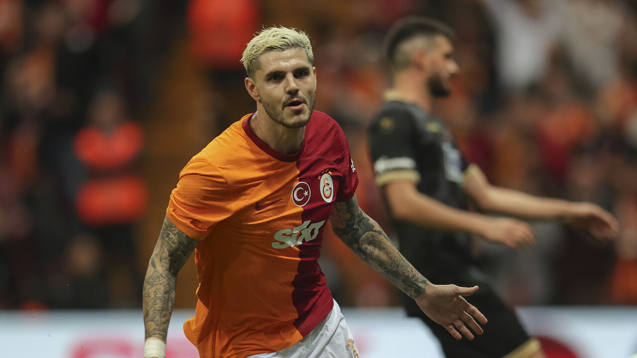 Mauro Icardi Süper Lig&#039;deki 3 maçlık suskunluğunu Alanyaspor maçında bozdu