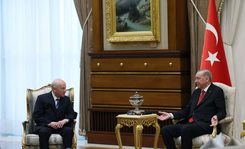 Cumhurbaşkanı Erdoğan Bahçeli ile bir araya geldi Cumhurbaşkanı Erdoğan Bahçeli ile bir araya geldi