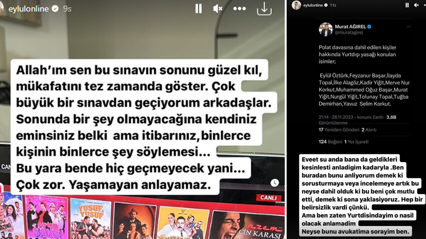 Polat soruşturmasına dahil edilen fenomen Eylül Öztürk’ten açıklama: Büyük bir sınavdan geçiyorum Polat soruşturmasına dahil edilen fenomen Eylül Öztürk’ten açıklama: Büyük bir sınavdan geçiyorum