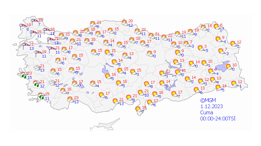 Meteoroloji hafta sonu için uyardı! Fırtına geliyor (1 Aralık 2023 hava durumu) Meteoroloji hafta sonu için uyardı! Fırtına geliyor (1 Aralık 2023 hava durumu)
