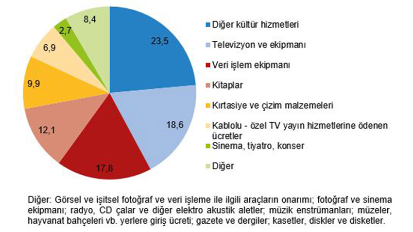 TÜİK: Geçen yıl sinema, konser ve tiyatro harcaması aile başı 78 lira oldu TÜİK: Geçen yıl sinema, konser ve tiyatro harcaması aile başı 78 lira oldu
