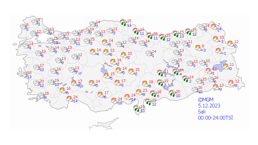 Yağışlı hava geri döndü! Meteoroloji'den kuvvetli sağanak ve rüzgar uyarısı Yağışlı hava geri döndü! Meteoroloji'den kuvvetli sağanak ve rüzgar uyarısı