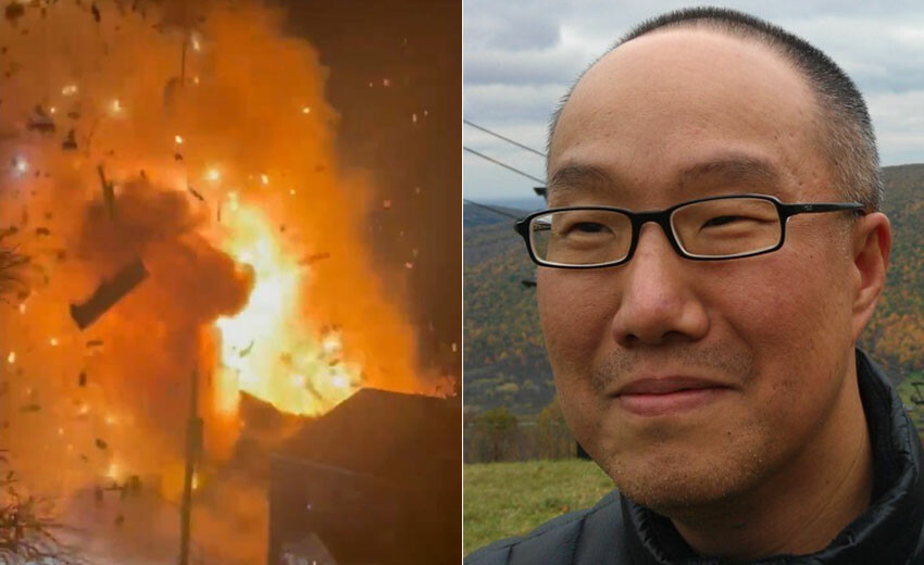 FBI’ın takibindeki adamın, polis baskını sırasında evi havaya uçtu  