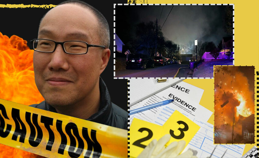 FBI’ın takibindeki adamın, polis baskını sırasında evi havaya uçtu  