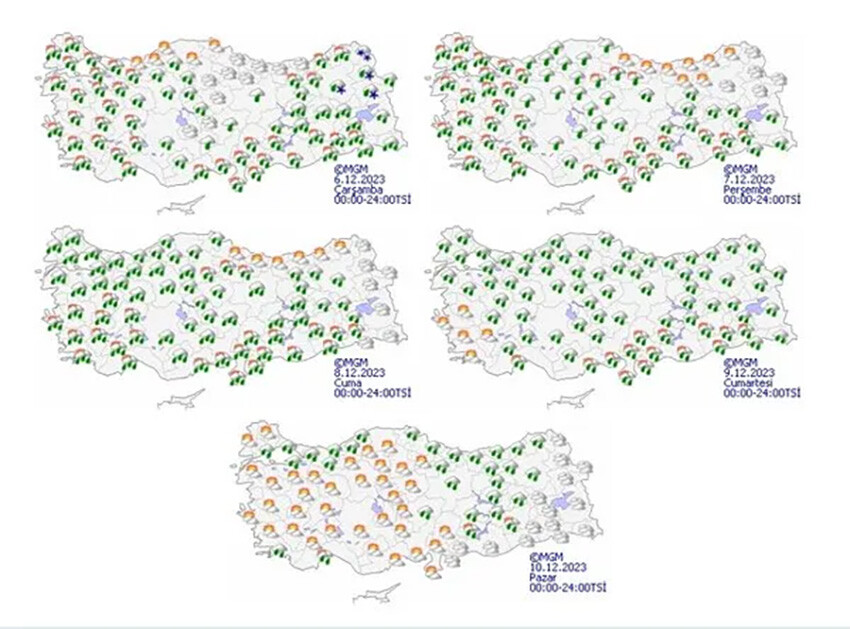 Meteoroloji 24 il için uyarıda bulundu! 6 Aralık'ta kar geliyor, işte son tahminler