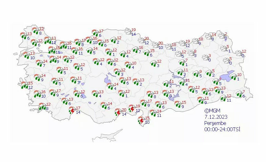 Meteoroloji duyurdu! Kar geliyor... Yurt genelinde yağış uyarısı! Meteoroloji duyurdu! Kar geliyor... Yurt genelinde yağış uyarısı!