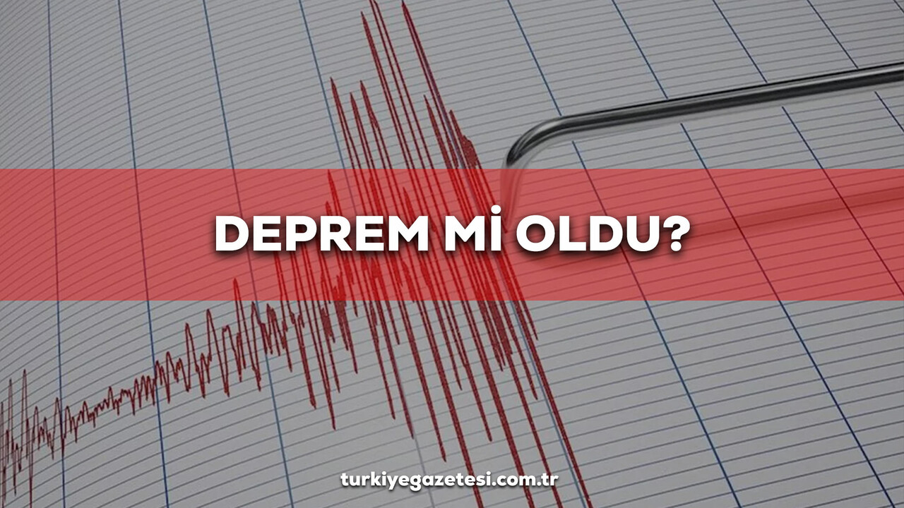 İstanbul’da deprem mi oldu? SON DAKİKA! 5 Aralık Marmara’da deprem mi oldu, nerede deprem oldu? Son depremler listesi!