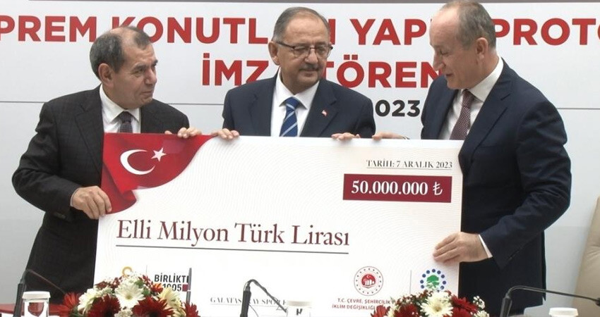 Galatasaray deprem bölgesi için kesenin ağzını açtı: 3 ile onlarca konut bağışı yapıldı Galatasaray deprem bölgesi için kesenin ağzını açtı: 3 ile onlarca konut bağışı yapıldı