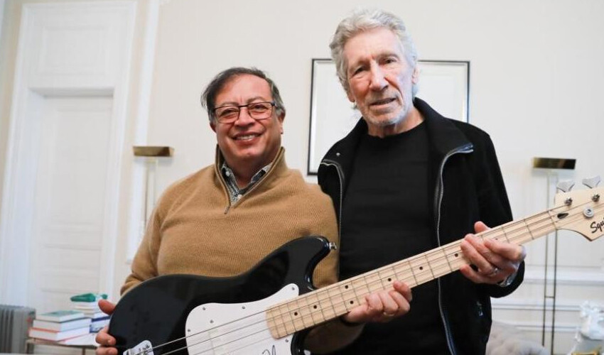 Pink Floyd'un solisti Roger Waters, Filistin bayrağı açtı! Gazze'ye destek mesajları verdi Pink Floyd'un solisti Roger Waters, Filistin bayrağı açtı! Gazze'ye destek mesajları verdi