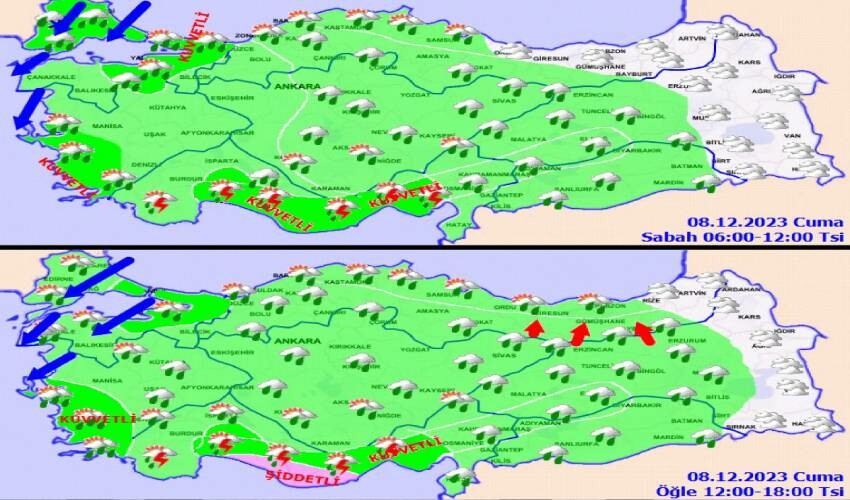 Meteoroloji Genel Müdürlüğü saat vererek uyardı! İstanbul için ‘Sarı kodlu’ uyarı: Kuvvetli fırtına ve sağanak geliyor