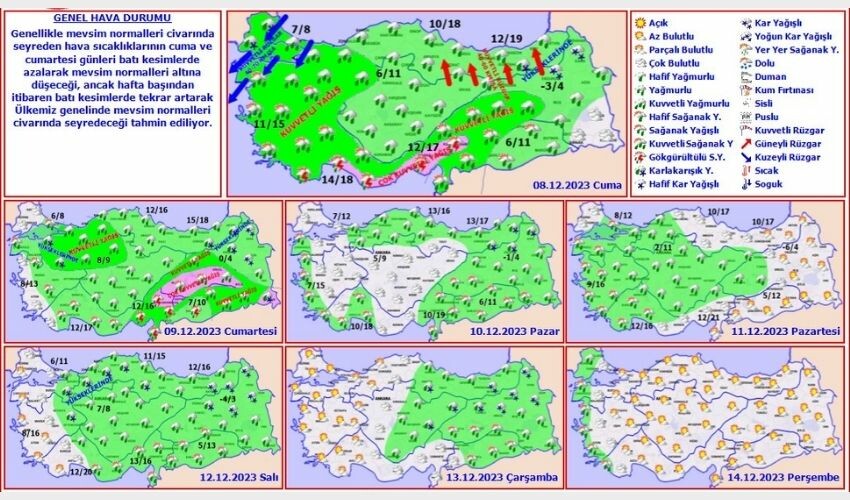 Bu hafta sonu kar var mı? Kar ne zaman yağacak 2024? 9 10 Aralık hafta sonu hava durumu Bu hafta sonu kar var mı? Kar ne zaman yağacak 2024? 9 10 Aralık hafta sonu hava durumu