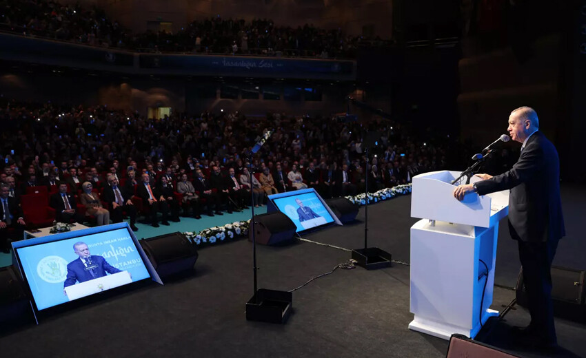 Cumhurbaşkanı Erdoğan'dan ABD'nin Gazze vetosuna sert tepki: İsrail'in yanında olanın karşısındayız Cumhurbaşkanı Erdoğan'dan ABD'nin Gazze vetosuna sert tepki: İsrail'in yanında olanın karşısındayız