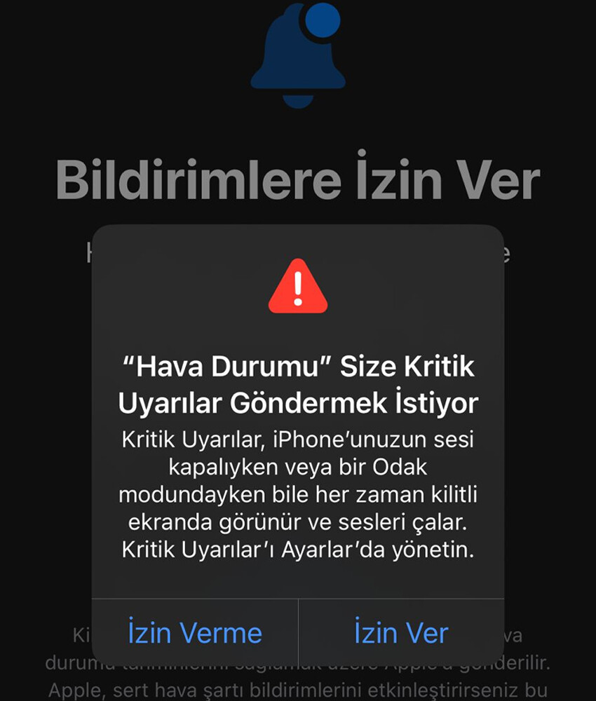 Kar yağışına yakalanmadan iPhone'da hava durumu uyarılarını hemen açın! İşte yapmanız gerekenler... iphone hava durumu bildirimleri nasıl açılır
