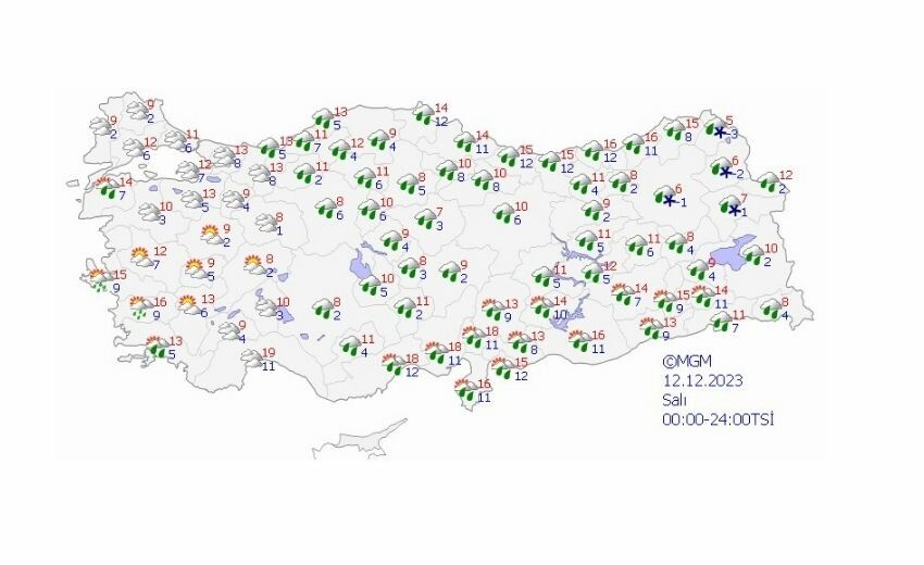 12 Aralık yarın okullar tatil mi? Salı günü kar nedeniyle tatil edilen iller neresi? 12 Aralık yarın okullar tatil mi? Salı günü kar nedeniyle tatil edilen iller neresi?