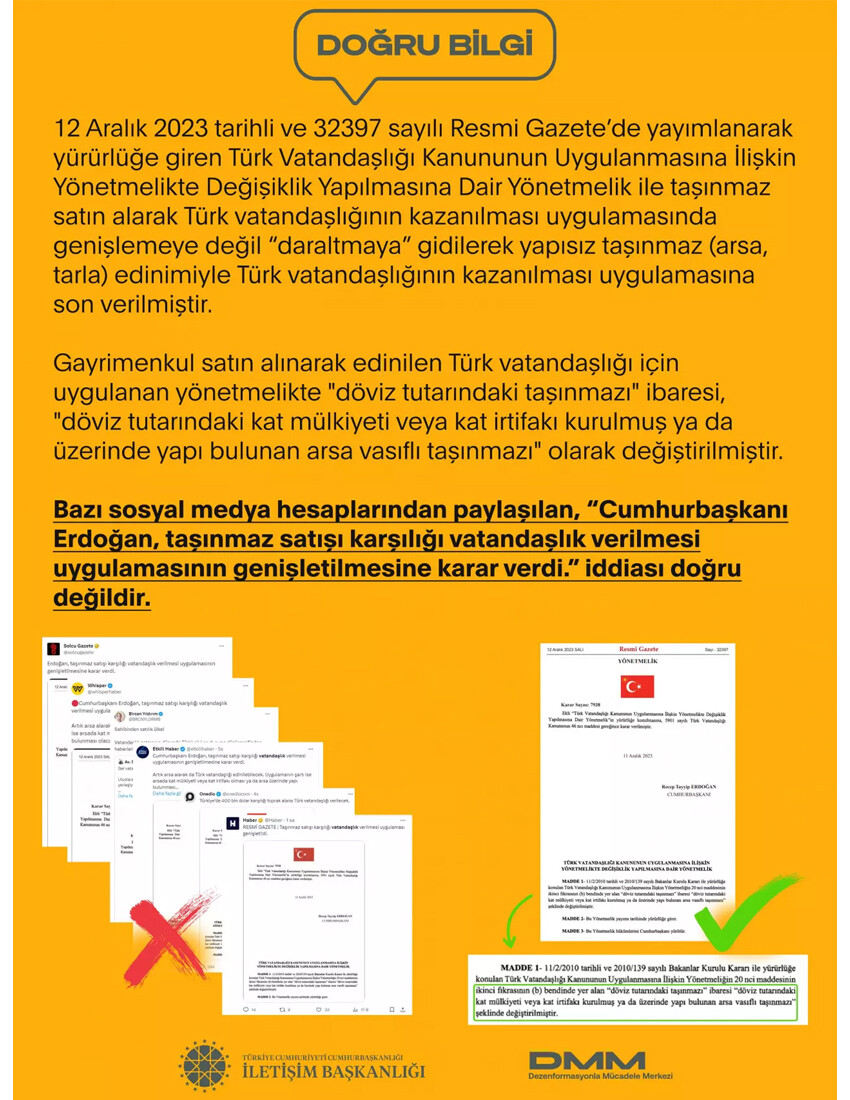 DMM, sosyal medyadaki bir yalanı daha çürüttü