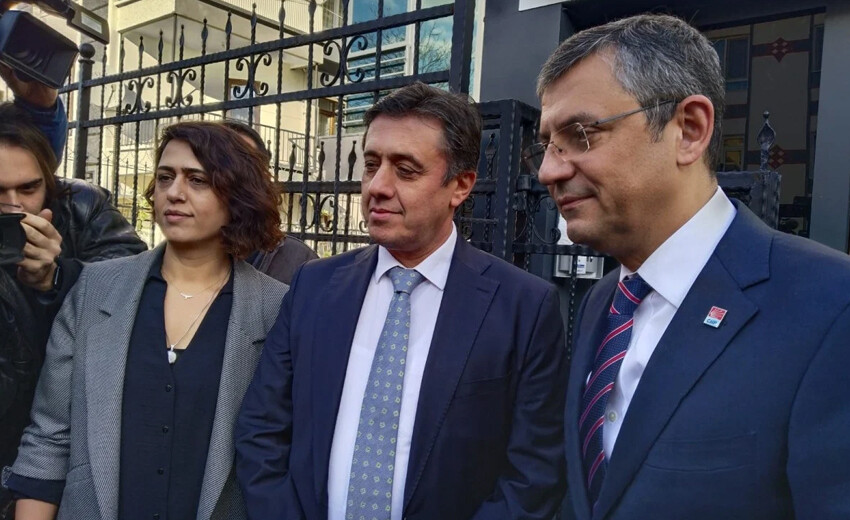 CHP lideri Özgür Özel'den şehit cenazesi sonrası DEM (HDP) ziyareti