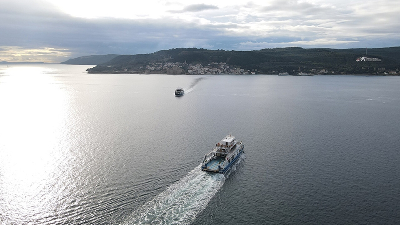 Çanakkale&#039;de yarınki feribot seferleri iptal