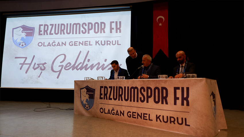 Erzurumspor FK Genel Kurulu başkan Ahmet Dal ile yola devam dedi Erzurumspor FK Genel Kurulu başkan Ahmet Dal ile yola devam dedi