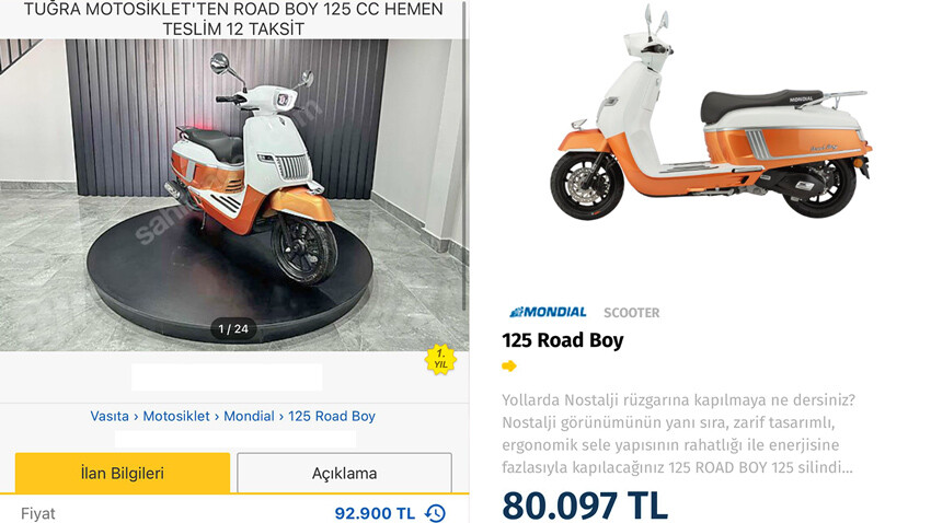 Motosiklet stokçusuna kilometre müdahalesi Motosiklet stokçusuna kilometre müdahalesi