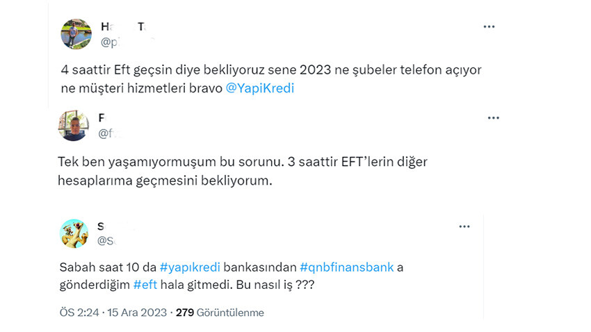 81 ilde bankalar arası para transfer sistemi çöktü! Uzun bir zamandır EFT sorunu yaşanıyor 81 ilde bankalar arası para transfer sistemi çöktü! Uzun bir zamandır EFT sorunu yaşanıyor