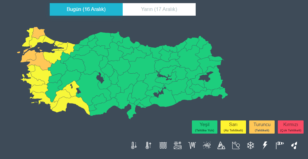 İstanbul dahil 17 ilde şiddetli yağış alarmı! Uyarılar peş peşe geldi! İstanbul dahil 17 ilde şiddetli yağış alarmı! Uyarılar peş peşe geldi!