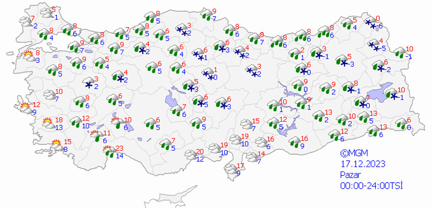 Sıcaklık 10 derece birden düşecek! Meteoroloji'den 4 kente kritik uyarı (17 Aralık 2023 hava durumu) Sıcaklık 10 derece birden düşecek! Meteoroloji'den 4 kente kritik uyarı (17 Aralık 2023 hava durumu)