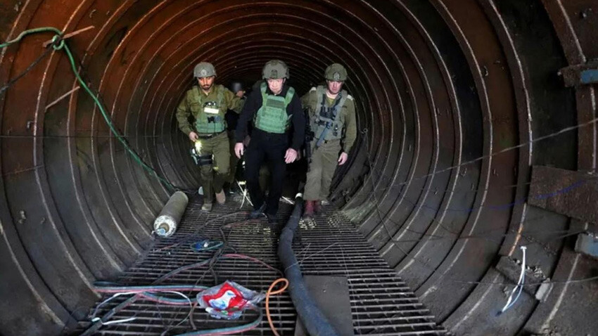 İsrail ordusu Hamas'ın 'Gazze metrosu'nu buldu! İçinden kamyonet geçiyor, 4 kilometreden uzun 50 metreden derin...