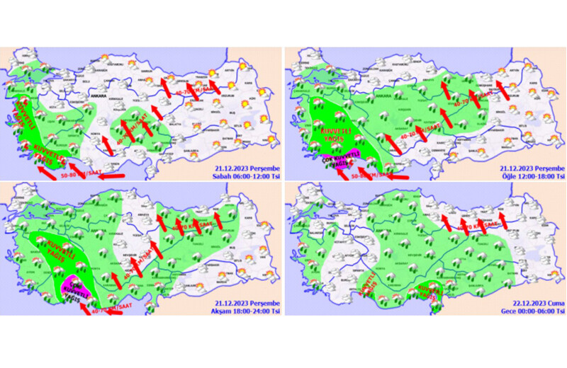 Meteoroloji hangi illere sarı ve turuncu kodlu uyarı yaptı? SON DAKİKA | Yağmur ne zaman yağacak? 21 Aralık bugün hava nasıl olacak? Meteoroloji hangi illere sarı ve turuncu kodlu uyarı yaptı? SON DAKİKA | Yağmur ne zaman yağacak? 21 Aralık bugün hava nasıl olacak?
