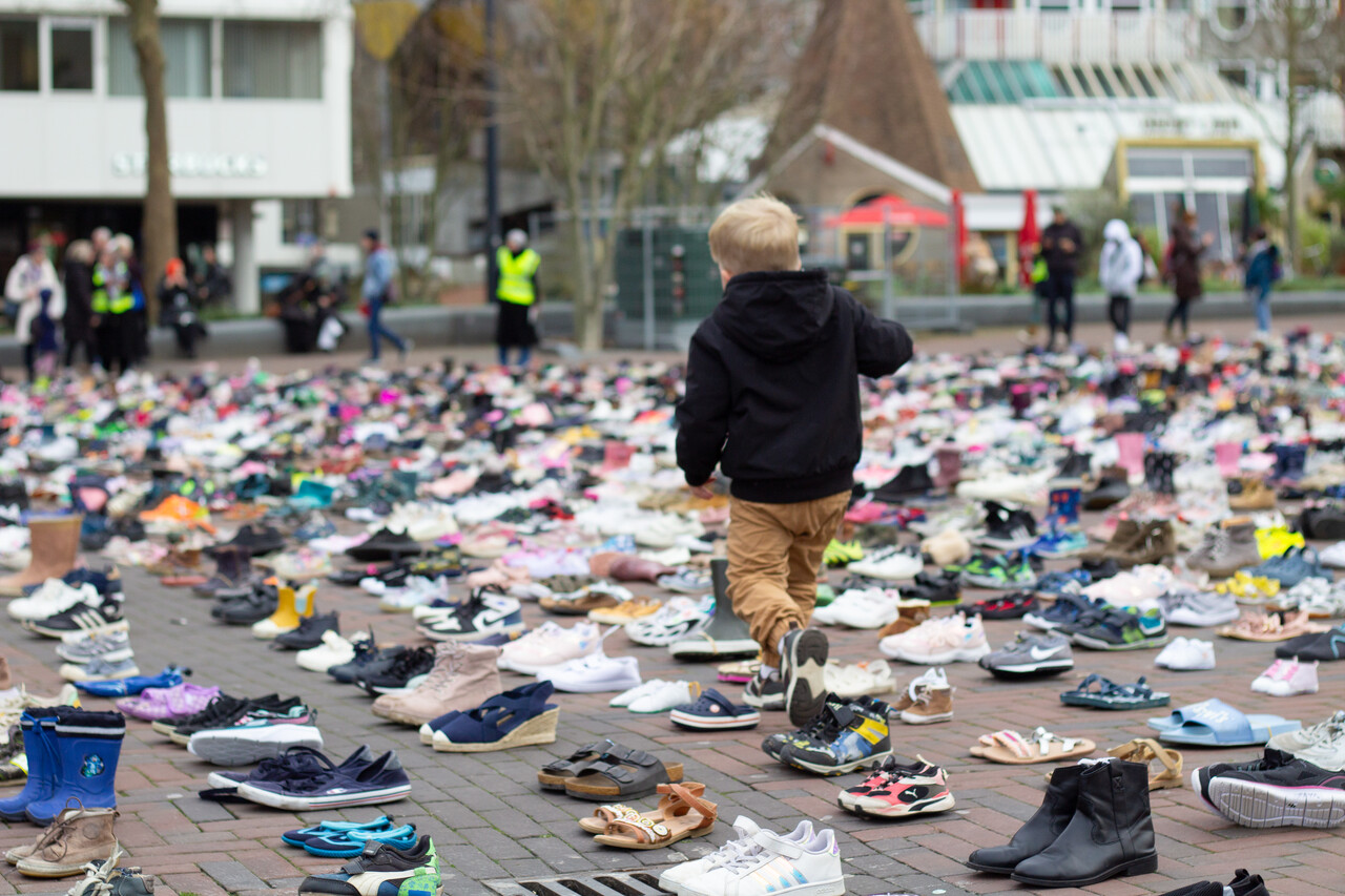 8 bin çocuk ayakkabısıyla Gazze anması! 'Yeter artık, işgali durdurun' 8 bin çocuk ayakkabısıyla Gazze anması! 'Yeter artık, işgali durdurun'