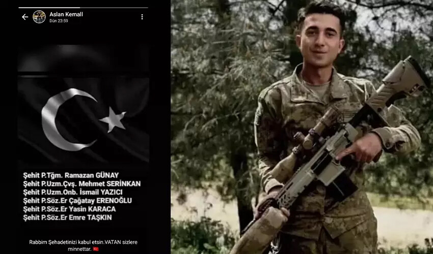 Kuzey Irak'tan acı haberler geldi! 6 askerimiz daha şehit oldu