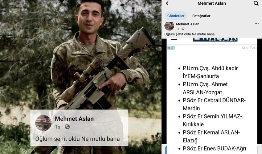 Elazığlı şehidin son paylaşımı yürek yaktı... 'Vatan sizlere minnettar' dedi, bir gün sonra acı haberi geldi
