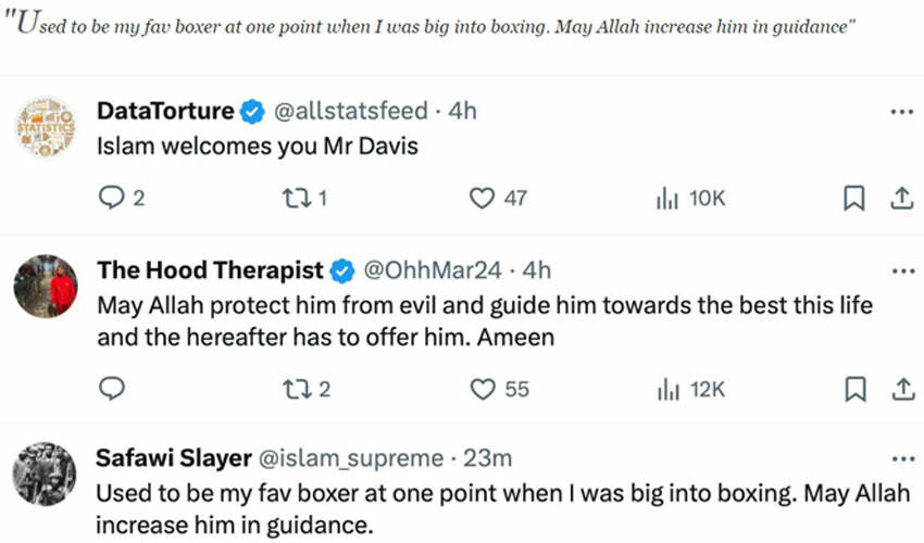 Dünyaca ünlü sporcu Müslüman oldu! Gervonta Davis, artık maçlara yeni bir kimlikle çıkacak Dünyaca ünlü sporcu Müslüman oldu! Gervonta Davis, artık maçlara yeni bir kimlikle çıkacak