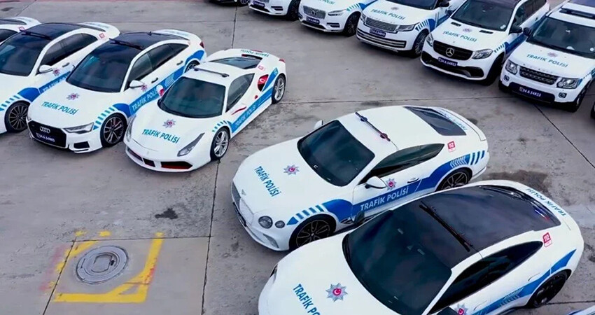 Ferrari, Bentley, Porsche, Audi... Lüks çete araçları artık devriye atacak