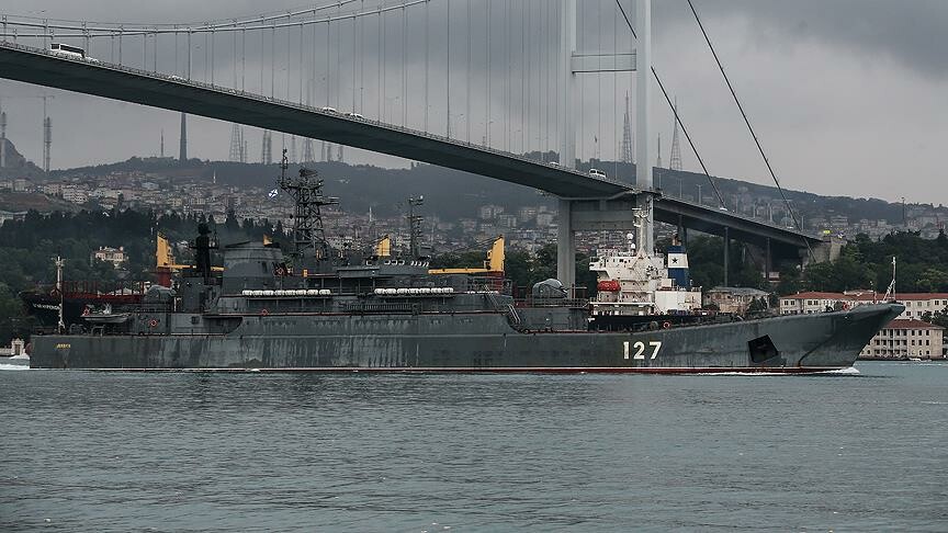 Ukrayna bildirdi, Rusya onayladı: Rus çıkarma gemisi 'Novoçerkassk' vuruldu Ukrayna bildirdi, Rusya onayladı: Rus çıkarma gemisi 'Novoçerkassk' vuruldu