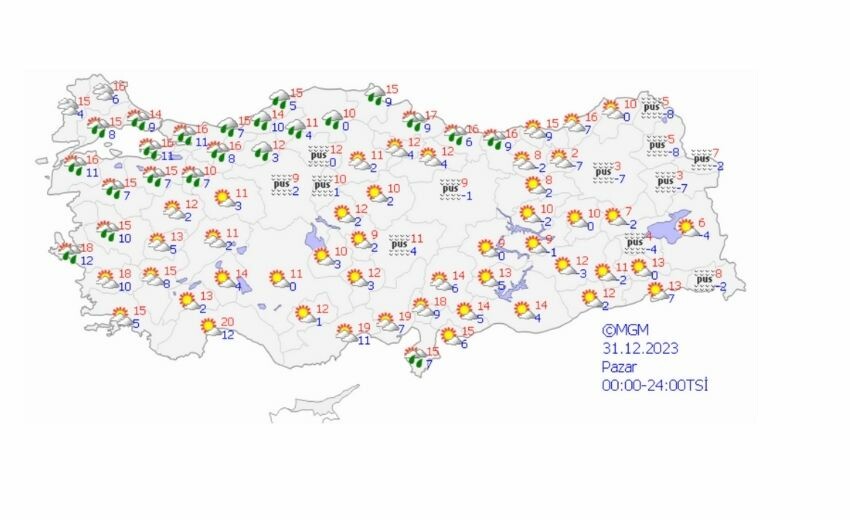 Yılbaşında kar yağacak mı? 31 Aralık - 1 Ocak kar var mı? Yılbaşında kar yağacak mı? 31 Aralık - 1 Ocak kar var mı?