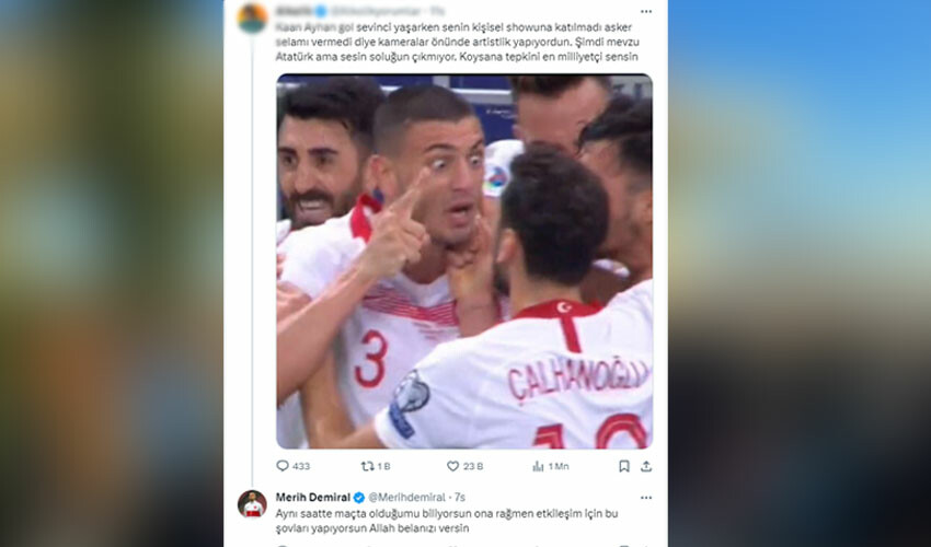 Suudi Arabistan'da oynayan Merih Demiral'den tepki: Allah belanızı versin Suudi Arabistan'da oynayan Merih Demiral'den tepki: Allah belanızı versin