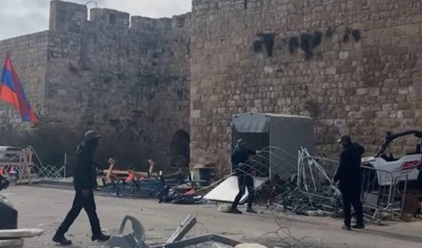 Yahudiler ile Ermeniler Kudüs'te birbirine girdi