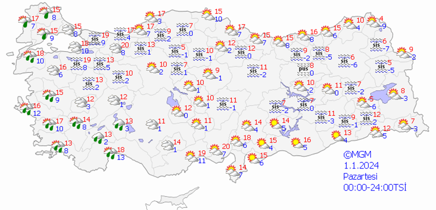 Yeni yılın ilk haftasında bastıracak! İşte haritalarla son hava durumu tahminleri