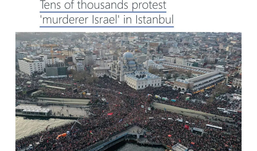 Galata'daki tarihi yürüyüş dünya basınında! İsrailli gazete protestoları böyle duyurdu Galata'daki tarihi yürüyüş dünya basınında! İsrailli gazete protestoları böyle duyurdu