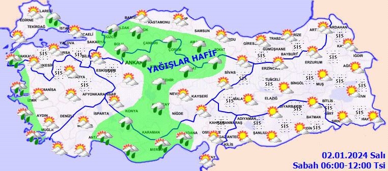Meteoroloji saat vererek uyardı! İstanbul, Ankara, Antalya... Kuvvetli sağanak geliyor, sel ve taşkınlara dikkat! İl il hava durumu tahmini 02.01.2024