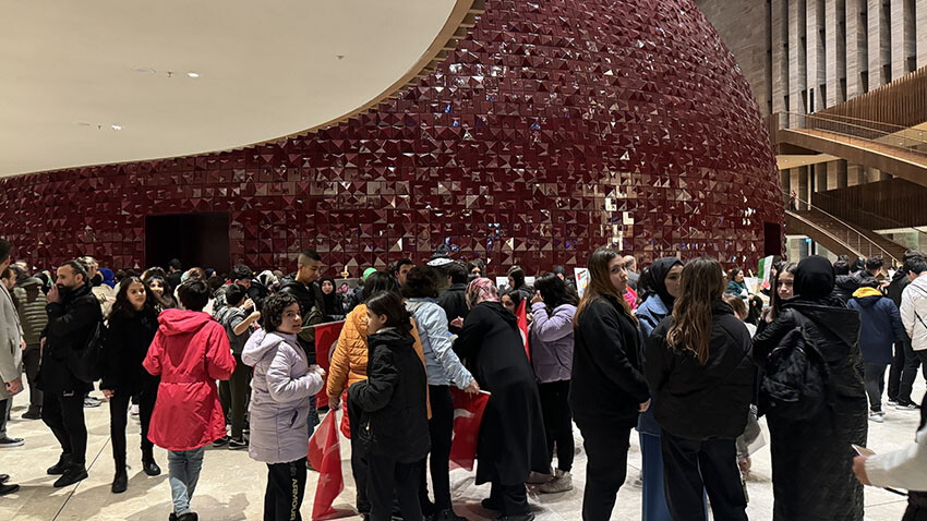 Atatürk Kültür Merkezi'nde Filistin konseri! Önce kalplerdeki Kudüs işgalden kurtarılmalı