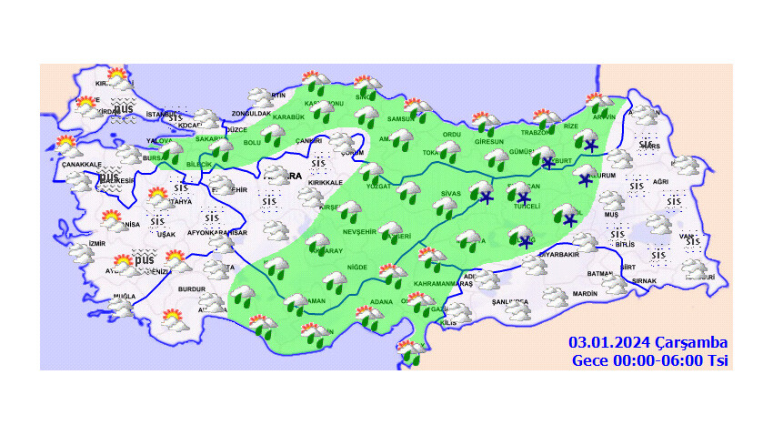 Kar ve kuvvetli sağanak geliyor! Meteoroloji özellikle iki ili uyardı, sabah saatlerine dikkat!