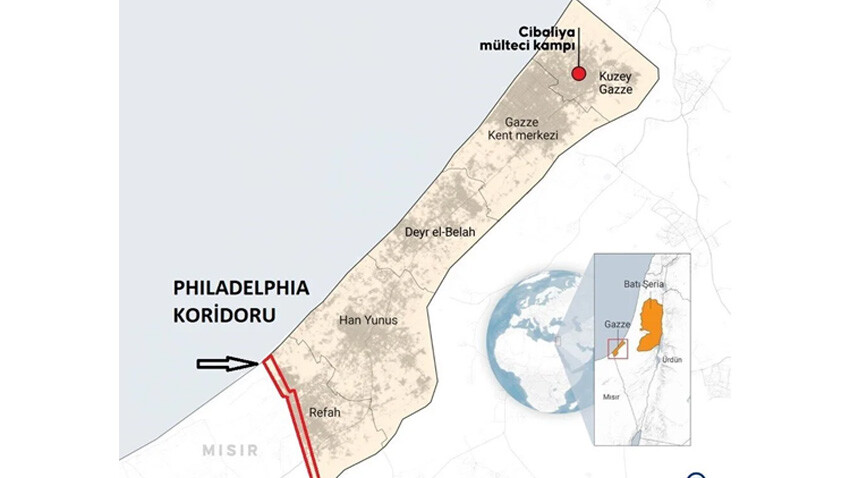 İsrail'in Gazze'de yeni işgal planı! Netanyahu Philadelphia Koridoru'nun kontrolünü istiyor İsrail'in Gazze'de yeni işgal planı! Netanyahu Philadelphia Koridoru'nun kontrolünü istiyor