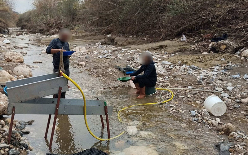 Dere yatağına öyle bir düzenek kurdular ki…Altın vurgunu yapacakken baskın yediler
